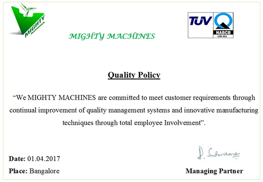 quality policy